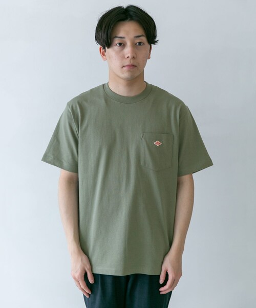 DANTON（ダントン）の「DANTON POCKET T-SHIRTS SHORT-SLEEVE（その他・メンズ・WHITE/IVORY/SAX BLUE/PALE GREEN/COAL GREY・40/42/44）」の13枚目の写真