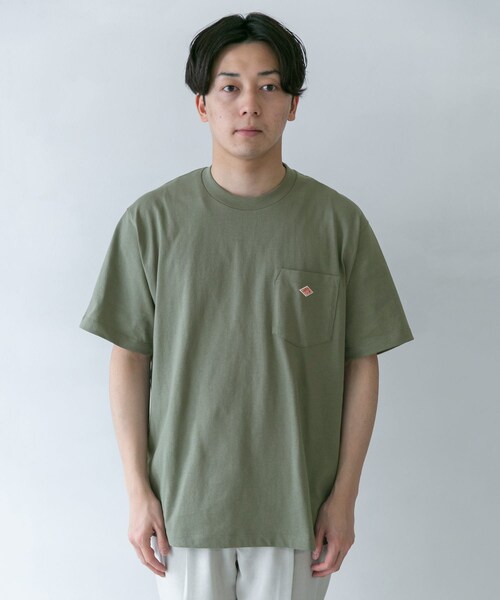 DANTON（ダントン）の「DANTON POCKET T-SHIRTS SHORT-SLEEVE（その他・メンズ・WHITE/IVORY/SAX BLUE/PALE GREEN/COAL GREY・40/42/44）」の16枚目の写真