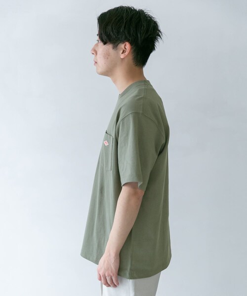 DANTON（ダントン）の「DANTON POCKET T-SHIRTS SHORT-SLEEVE（その他・メンズ・WHITE/IVORY/SAX BLUE/PALE GREEN/COAL GREY・40/42/44）」の17枚目の写真