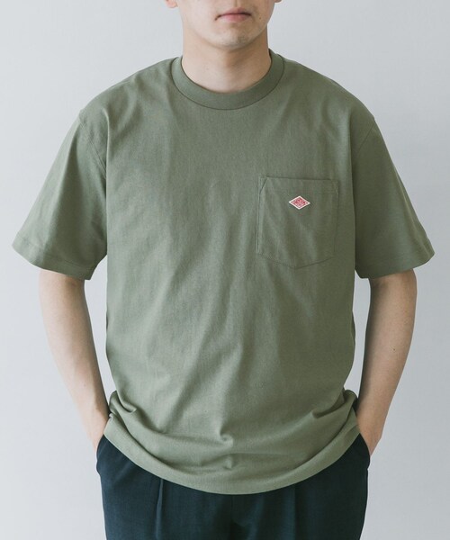 DANTON（ダントン）の「DANTON POCKET T-SHIRTS SHORT-SLEEVE（その他・メンズ・WHITE/IVORY/SAX BLUE/PALE GREEN/COAL GREY・40/42/44）」の10枚目の写真