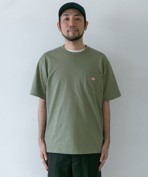 DANTON（ダントン）の「DANTON POCKET T-SHIRTS SHORT-SLEEVE（その他・メンズ・WHITE/IVORY/SAX BLUE/PALE GREEN/COAL GREY・40/42/44）」の22枚目の写真