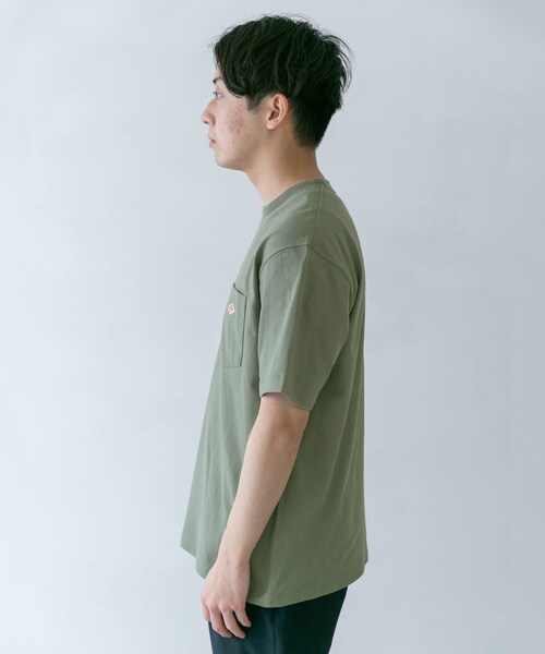 DANTON（ダントン）の「DANTON POCKET T-SHIRTS SHORT-SLEEVE（その他・メンズ・WHITE/IVORY/SAX BLUE/PALE GREEN/COAL GREY・40/42/44）」の14枚目の写真