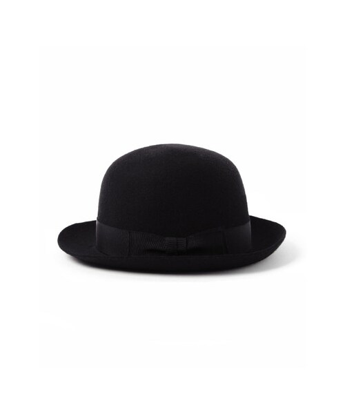 URBAN RESEARCH DOORS（アーバンリサーチドアーズ）の「D'sh　フェルトボーラーハット（帽子・メンズ・Black・FREE）」の2枚目の写真