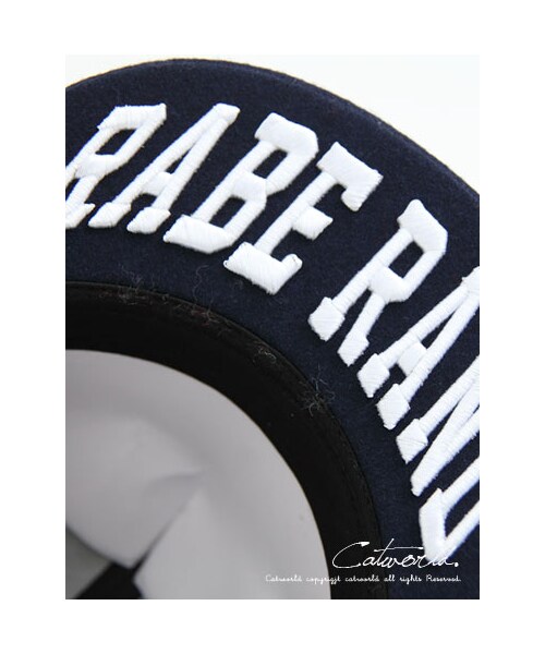 catworld（キャットワールド）の「毛呢街頭感棒球帽（ファッション雑貨・レディース・灰/深藍・F）」の5枚目の写真