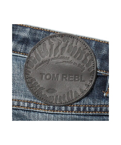 TOM REBL（トムレベル）の「TOM REBL（トムレベル）ベーシックデニムパンツ(ブルー)（パンツ・ブルー）」の11枚目の写真