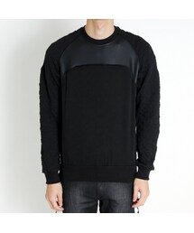 TOM REBL | TOM REBL（トムレベル）ミックステクスチャープルオーバー(ブラック)(トップス)