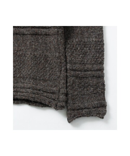 TOM REBL（トムレベル）の「TOM REBL（トムレベル）ハイネックボリュームニット(ブラウン/グリーン)（トップス・ブラウン/グリーン）」の13枚目の写真