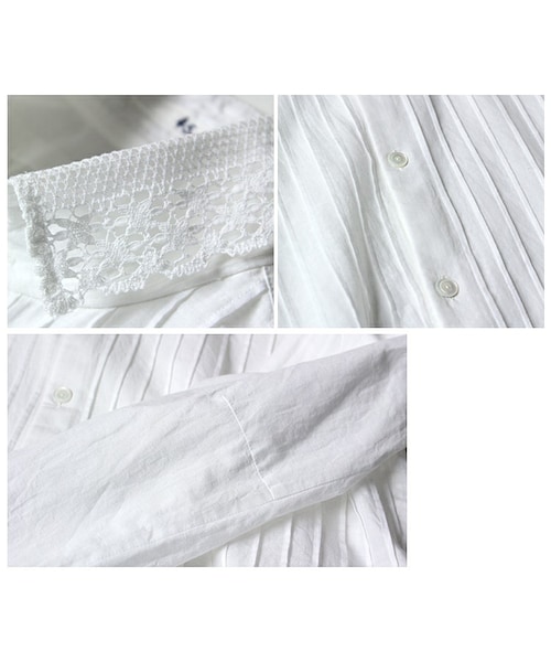 45R（フォーティファイブアール）の「カディピンタックブラウス