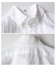 専用です❗️45Rインドカディのピンタックブラウス 45R（フォーティファイブアール）の「カディピンタックブラウス