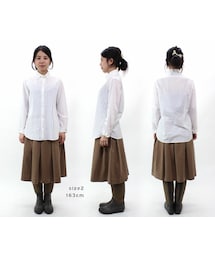 45R（フォーティファイブアール）の「カディピンタックブラウス