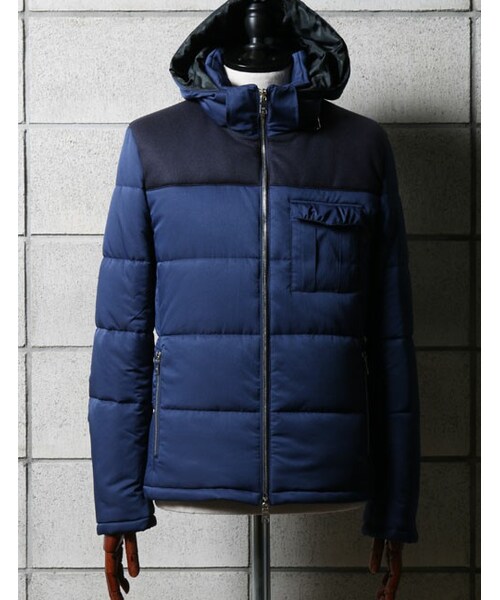wjk（ダヴルジェイケイ）の「zip hooded　shrape（ジャケット・メンズ・blue/navy/gray/black・S/M/L/XL）」の2枚目の写真