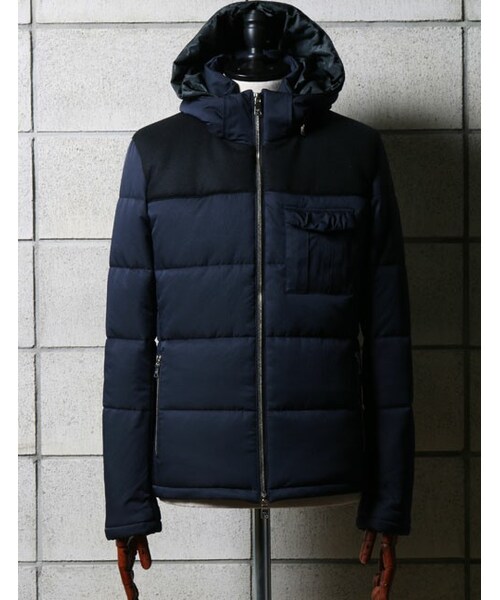 wjk（ダヴルジェイケイ）の「zip hooded　shrape（ジャケット・メンズ・blue/navy/gray/black・S/M/L/XL）」の3枚目の写真
