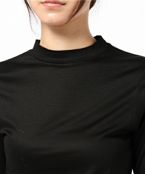 603(ロクマルサン)の「603 ハイネックロングスリーブカットソー(Tシャツ/カットソー・レディース・ホワイト/ブラック・FREE)」の6枚目の写真