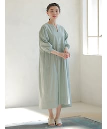 Green　Parks | ・ESCAR ボリュームスリーブシャツワンピース(ワンピース/ドレス)