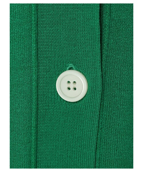 Green　Parks（グリーンパークス）の「洗える ミドル丈ニットカーデ（トップス・オフホワイト/グリーン/ネイビー・F）」の20枚目の写真