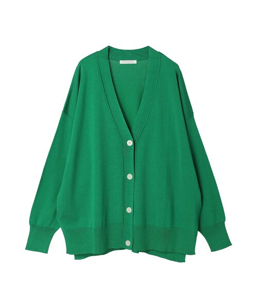 Green　Parks（グリーンパークス）の「洗える ミドル丈ニットカーデ（トップス・オフホワイト/グリーン/ネイビー・F）」の14枚目の写真