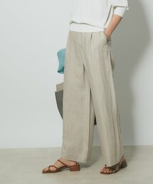 RIVE DROITE（リヴドロワ）の「予約【リネンのこなれ感が魅力】フレンチリネンタックワイドパンツ（その他パンツ）」