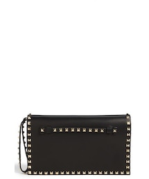 VALENTINO | Valentino 'Rockstud' Nappa Leather Flap Clutch(クラッチバッグ)