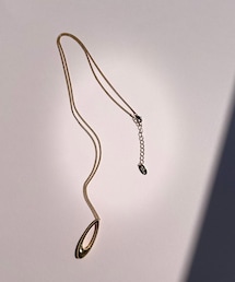 RIVE DROITE | 予約【ワンポイントがアクセントに！】オーバルロングネックレス(ネックレス)