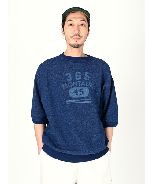 トレーナー/スウェット 45R パトアシュ ガーゼ裏毛のスウェットTシャツ