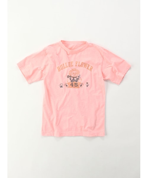 45R ブルフラワープリントの908Tシャツ 45R（フォーティファイブアール）の「ブルフラワープリントの