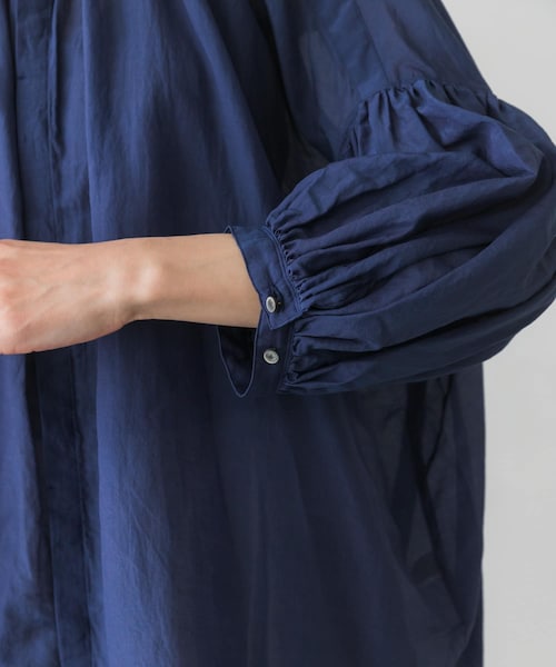 suzuki takayuki(スズキタカユキ)の「suzuki takayuki puff sleeve blouse(その他・レディース・navy/ice grey・one)」の22枚目の写真