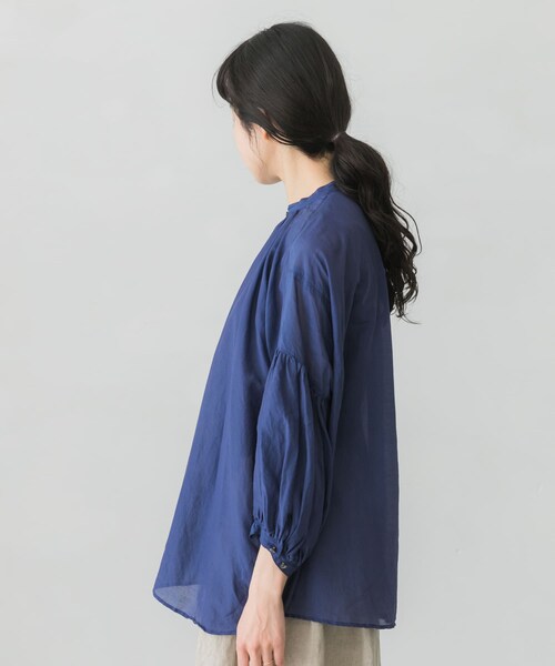 suzuki takayuki(スズキタカユキ)の「suzuki takayuki puff sleeve blouse(その他・レディース・navy/ice grey・one)」の19枚目の写真