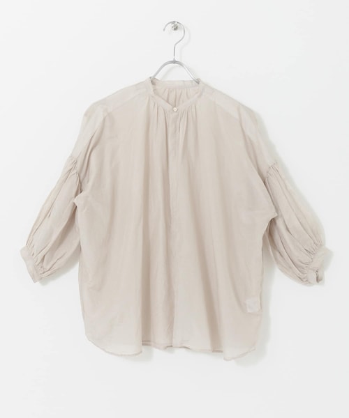 suzuki takayuki(スズキタカユキ)の「suzuki takayuki puff sleeve blouse(その他・レディース・navy/ice grey・one)」の2枚目の写真