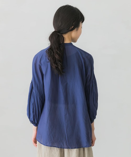 suzuki takayuki(スズキタカユキ)の「suzuki takayuki puff sleeve blouse(その他・レディース・navy/ice grey・one)」の20枚目の写真