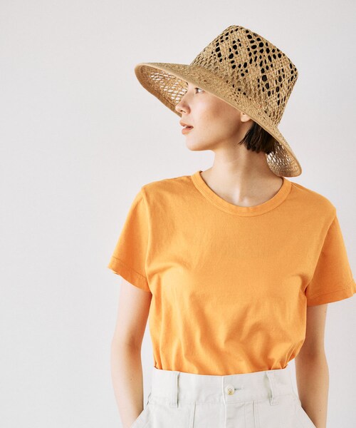 Upcycle（アップサイクル）の「『別注』Upcycle×DOORS アップサイクルコンパクトTシャツ（その他・レディース・orange/white/charcoal/lightblue/pink・FREE）」の8枚目の写真