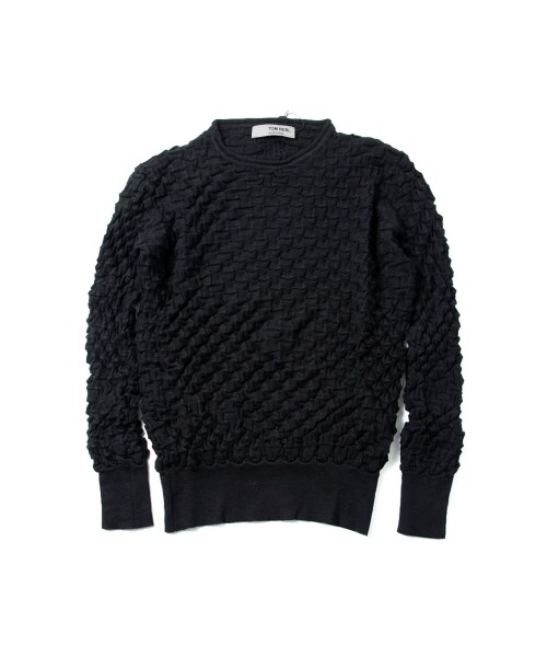 TOM REBL（トムレベル）の「TOM REBL（トムレベル）テクスチャーニット(シルバーグレー/グレー/ブラック)（トップス・シルバーグレー/グレー/ブラック）」の12枚目の写真