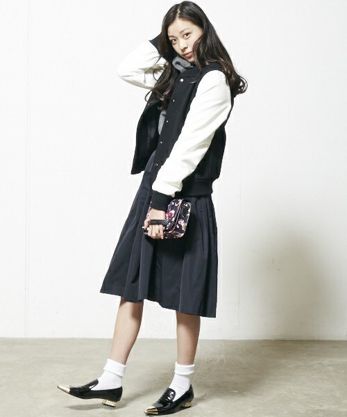 603（ロクマルサン）の「603 袖PVC×メルトンスタジャン（スタジャン・レディース・ブラック/ライトブラウン/ホワイト・38/40）」の19枚目の写真