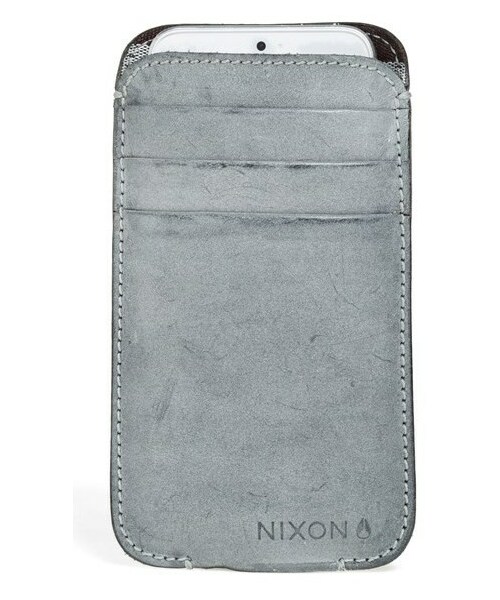 NIXON（ニクソン）の「Nixon 'Dusty' iPhone 6 Case Wallet（生活家電・メンズ・Chalk Charcoal・3"W x 5 1/2"H x 1/8"D.）」の4枚目の写真