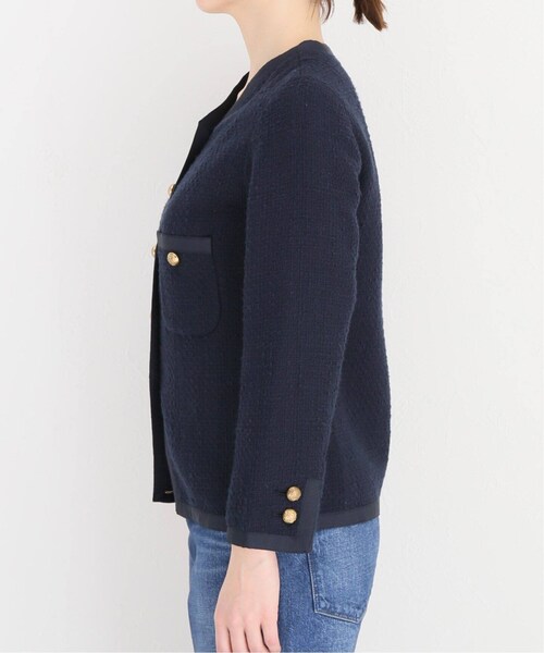 Deuxieme Classe（ドゥーズィエムクラス）の「tweed Vネック