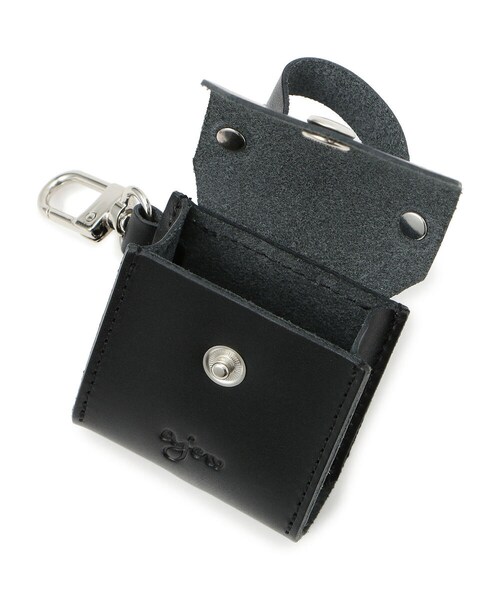 ajew（エジュー）の「ajew/エジュー/air pods tote leather（アクセサリー・BLACK/BEIGE・00）」の4枚目の写真