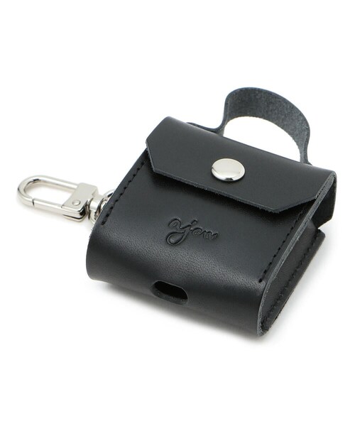 ajew（エジュー）の「ajew/エジュー/air pods tote leather（アクセサリー・BLACK/BEIGE・00）」の3枚目の写真