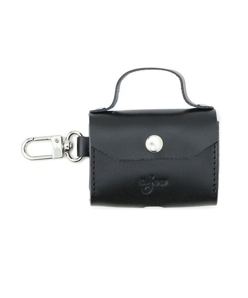 ajew（エジュー）の「ajew/エジュー/air pods Pro tote leather（アクセサリー・BLACK/BEIGE・00）」の7枚目の写真