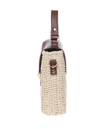 INGNI | 【WEB限定】合皮×雑材コンビショルダーBAG(バッグ)