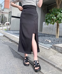 OLIVE des OLIVE（オリーブデオリーブ）の「タイトスリットロングスカート（スカート）」