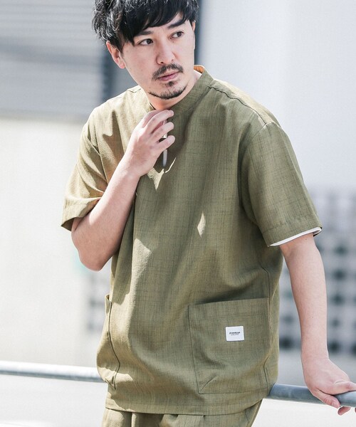 JEMORGAN（ジェーイーモーガン）の「『別注』JEMORGAN×Sonny Label テックリネンプルオーバー（その他・メンズ・カーキ/ナチュラル/ブラック・M/L）」の7枚目の写真