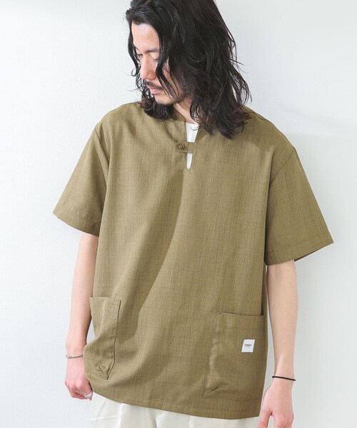 JEMORGAN（ジェーイーモーガン）の「『別注』JEMORGAN×Sonny Label テックリネンプルオーバー（その他・メンズ・カーキ/ナチュラル/ブラック・M/L）」の10枚目の写真