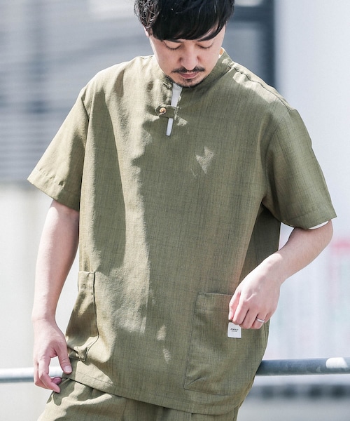 JEMORGAN（ジェーイーモーガン）の「『別注』JEMORGAN×Sonny Label テックリネンプルオーバー（その他・メンズ・カーキ/ナチュラル/ブラック・M/L）」の8枚目の写真