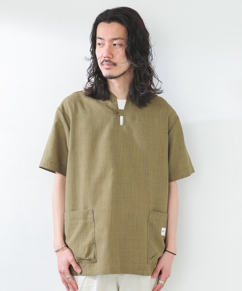 JEMORGAN（ジェーイーモーガン）の「『別注』JEMORGAN×Sonny Label テックリネンプルオーバー（その他・メンズ・カーキ/ナチュラル/ブラック・M/L）」の16枚目の写真