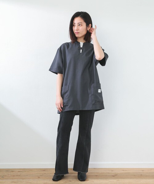 JEMORGAN（ジェーイーモーガン）の「『別注』JEMORGAN×Sonny Label テックリネンプルオーバー（その他・メンズ・カーキ/ナチュラル/ブラック・M/L）」の14枚目の写真