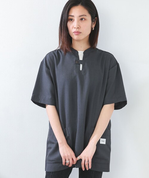 JEMORGAN（ジェーイーモーガン）の「『別注』JEMORGAN×Sonny Label テックリネンプルオーバー（その他・メンズ・カーキ/ナチュラル/ブラック・M/L）」の3枚目の写真