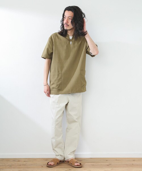 JEMORGAN（ジェーイーモーガン）の「『別注』JEMORGAN×Sonny Label テックリネンプルオーバー（その他・メンズ・カーキ/ナチュラル/ブラック・M/L）」の11枚目の写真