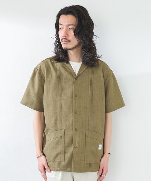 JEMORGAN（ジェーイーモーガン）の「『別注』JEMORGAN×Sonny Label テックリネンキューバシャツ（その他・メンズ・カーキ/ナチュラル/ブラック・M/L）」の18枚目の写真