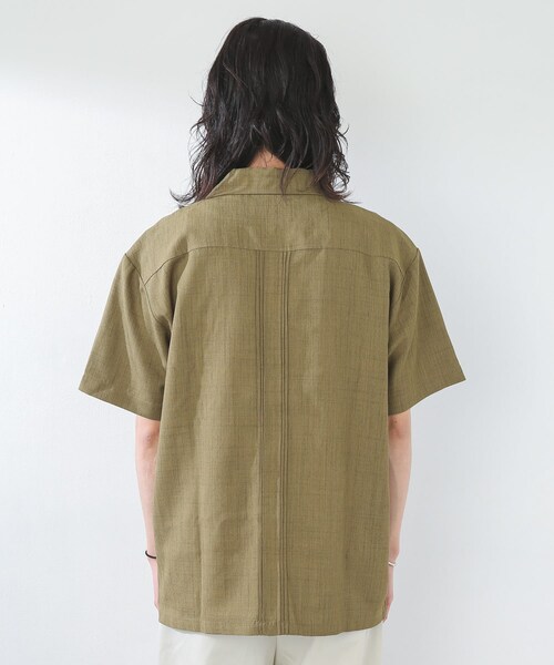 JEMORGAN（ジェーイーモーガン）の「『別注』JEMORGAN×Sonny Label テックリネンキューバシャツ（その他・メンズ・カーキ/ナチュラル/ブラック・M/L）」の20枚目の写真