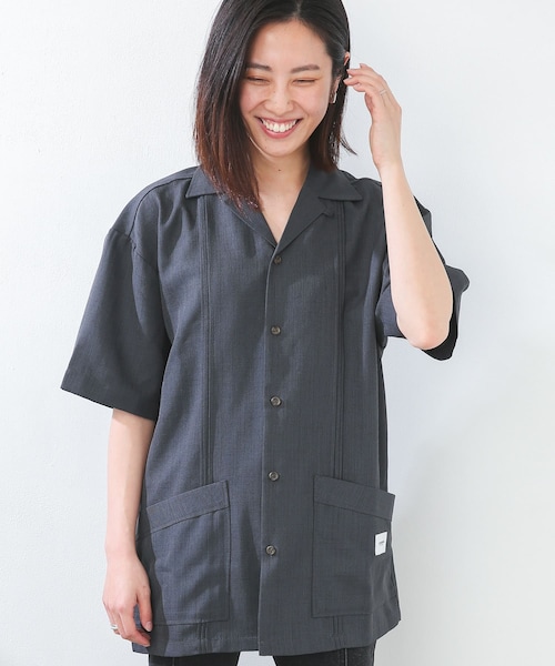JEMORGAN（ジェーイーモーガン）の「『別注』JEMORGAN×Sonny Label テックリネンキューバシャツ（その他・メンズ・カーキ/ナチュラル/ブラック・M/L）」の3枚目の写真