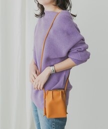 KBF+ | KBF+ 片畦ボトルネックニット∴